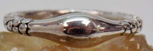 Michael Dawkins 925 Pebble Texture Band Ring 3.6g image number 5