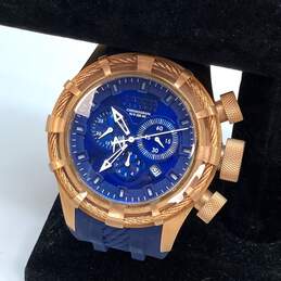 Designer Invicta 11817 Reserve Bolt Blue Stainless Steel Analog Sport Wristwatch