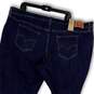 NWT Womens Blue 711 Denim Medium Wash Stretch Skinny Leg Ankle Jeans Sz 26W image number 4