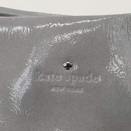 Kate Spade Shiny Gray Patent Leather Tote Shoulder Bag alternative image