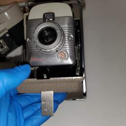 Untested Vintage Unfolding Instant Camera w/ Accessories & Case P/R alternative image