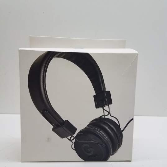 G By Guess Headphones Black On Ear Wired Headphones IOB image number 1