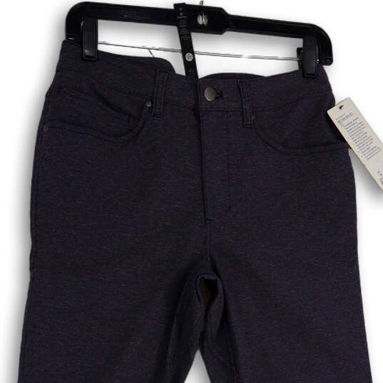 NWT Mens Blue Flat Front 5-Pocket Design Slim Leg Chino Pants Size 28 image number 3