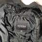 Guess Long Sleeve Full Zip Hooded Black Jacket Size M image number 3