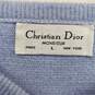 AUTHENTICATED MEN'S CHRISTIAN DIOR V-NECK ACRYLIC SWEATER SZ LARGE image number 4
