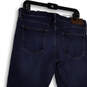 Womens Blue Denim Medium Wash Pocket Stretch Straight Jeans Size 34/32 image number 4