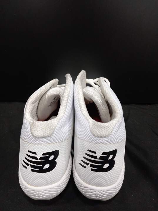New Balance Men's White Golf Shoes Size 16 image number 4