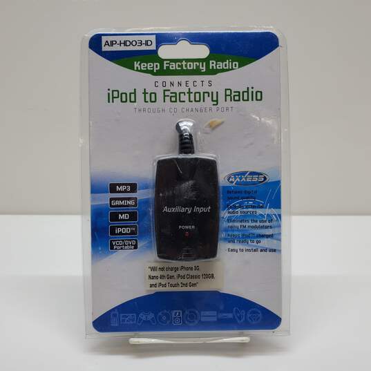 Axxess AIP-HD03-ID Connects iPOd to Factory Radio  MP3, iPod, Gaming, Portable DVD Sealed image number 1