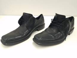 ECCO Black Leather Lace Up Oxford Shoes Men's Size 44