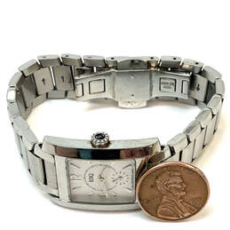 Designer ESQ E5298 Silver-Tone Dial Chain Strap Analog Wristwatch alternative image