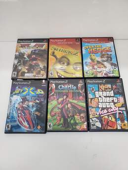 Lot of 6 ps2 Game disc (GTA) Untested