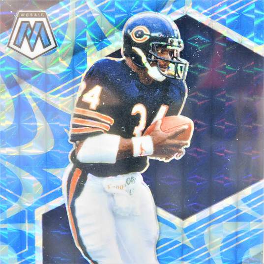2021 HOF Walter Payton Panini Mosaic Reactive Blue Prizm Chicago Bears image number 2