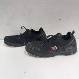 3G Unisex Black Bowling Shoes Size Men's 8.5 And Woman's 10.5