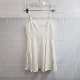 French Connection Women's White Fit & Flare Dress Size 4 NWT
