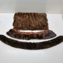 Faux Fur Collars and Pillowcase