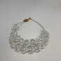 Designer Joan Rivers Gold-Tone Rondelle Shape Beaded Statement Necklace image number 3
