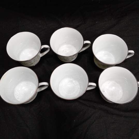 Set of Noritake Savannah Cups & Saucers w/ Salt & Pepper Shakers image number 2