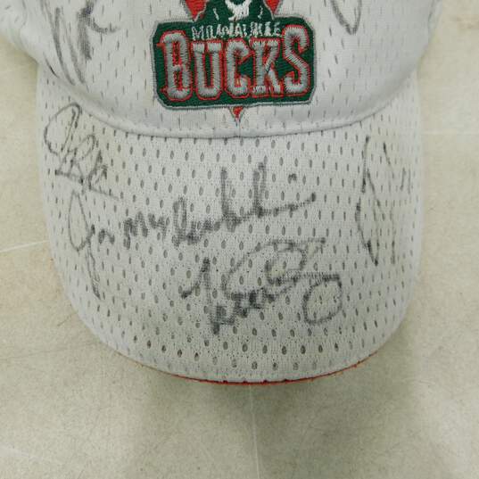 Milwaukee Bucks Autographed Hats image number 2