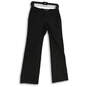 Womens Gray Flat Front Slash Pocket Bootcut Leg Dress Pants Size 0 image number 1
