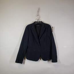Womens Single Breasted Long Sleeve Front Pockets Blazer Size 10