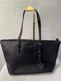 Black Leather BCBG Hand Bag