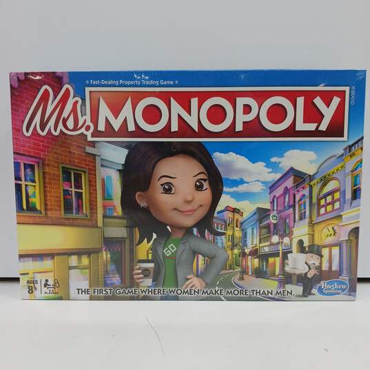 Hasbro Ms. Monopoly Board Game In Sealed Original Packaging image number 1