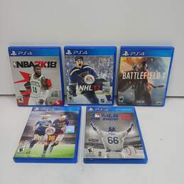 Bundle Of 5 Assorted PlayStation 4 Games