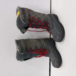 Men's Gray Snow Boots Size 6