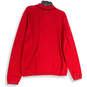 NWT Mens Red Knitted Collared Long Sleeve Pullover Sweater Size Large image number 2