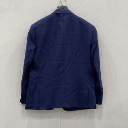 NWT Mens Blue Long Sleeve Notch Lapel Three-Button Blazer Size 42S/36W alternative image