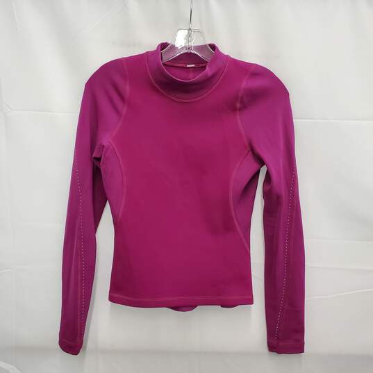 Lululemon Athletica WM's Chase The Chill Hot Pink Long Sleeve Top Size 0 image number 1