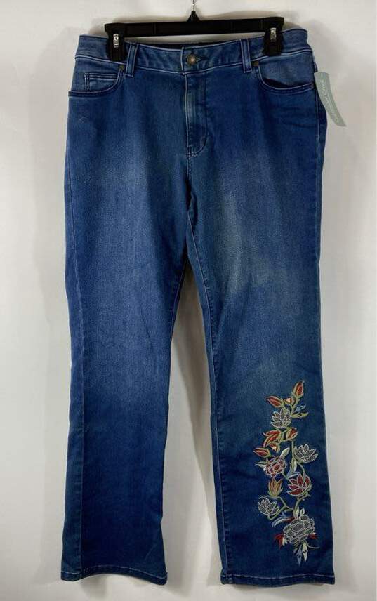 Coldwater Creek Blue Pants - Size 12P image number 1