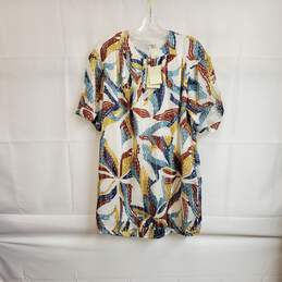 See You Soon Multicolor key Whole Short Sleeved Dress WM Size S NWT