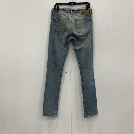 Burberry Womens Blue Denim 5-Pocket Design Skinny Leg Jeans Sz 29W/32L With COA image number 2