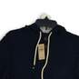 NWT American Eagle Womens Navy Blue Knitted Long Sleeve Pullover Hoodie Size S image number 3