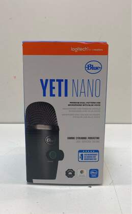 Logitech Blue Yeti Nano Premium Dual-Pattern USB Microphone with Blue Voice