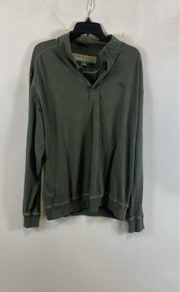 Tommy Bahama Mens Green Cotton Long Sleeve Pullover Sweatshirt Size X-Large