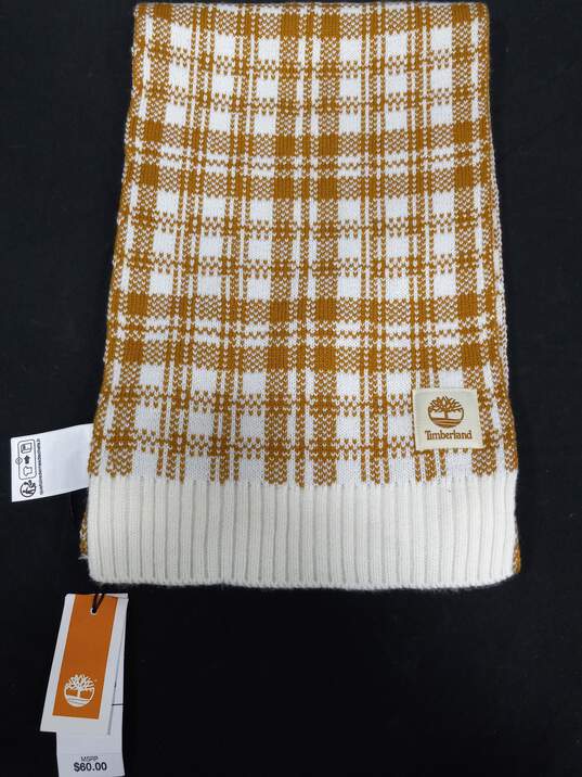 Women's Timberland Plaid Scarf One Size NWT image number 3