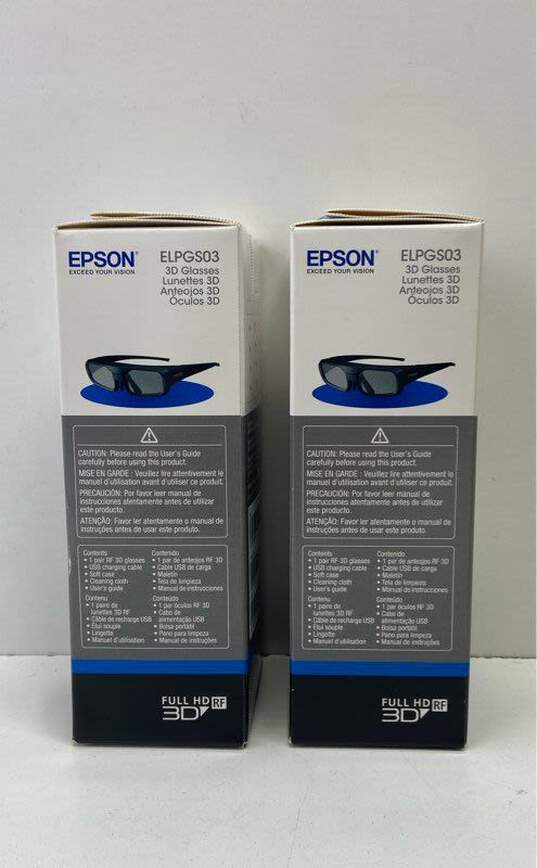 Epson ELPGS03 3D Glasses Bundle of 2 image number 2