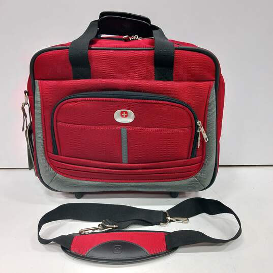 Swiss Tech Red Carry On Bag image number 1