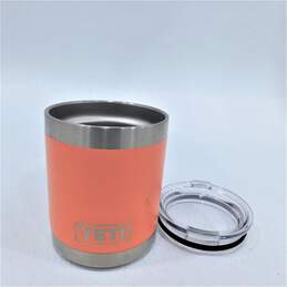 YETI Rambler 10 Oz Lowball Black Vacuum Insulated Stainless Standard Lid