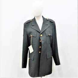 Vintage Men's Green U.S. Army Military Jacket Size 42R