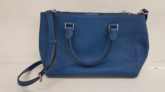 Michael Kors Blue Leather Crossbody Bag image number 2