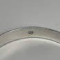 Designer Brighton Silver-Tone Shiny Rhinestone Heart Bangle Bracelet image number 4