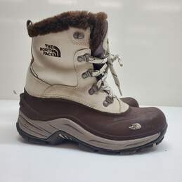 The North Face Brown/Beige Winter Snow Hiking Boots Women's Size 7