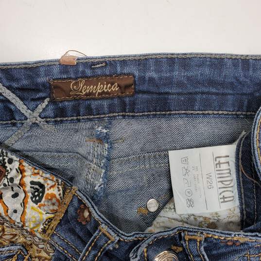 Lempicia Blue Denim Jeans Women's Size 26 image number 3