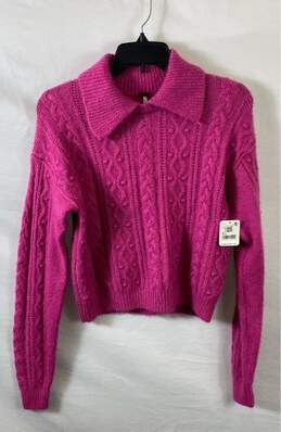 Free People Pink Sweater - Size X Small
