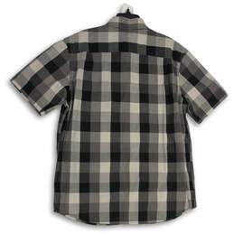 NWT Carhartt Mens Multicolor Plaid Spread Collar Button-Up Shirts Size Large alternative image