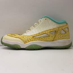 Nike Air Jordan 11 Retro Low IE Azure, Yellow, White, Turquoise Sneakers 316319-171 Size 8.5