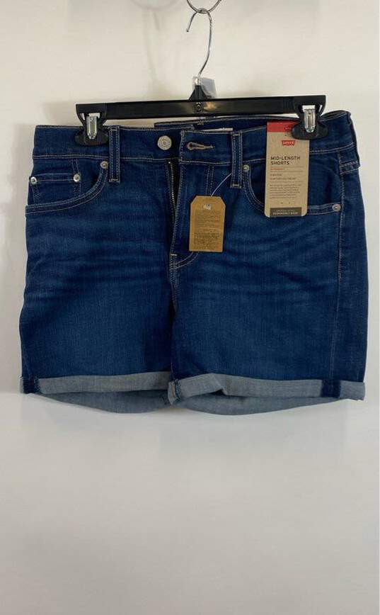Levi's Blue Shorts - Size SM image number 1